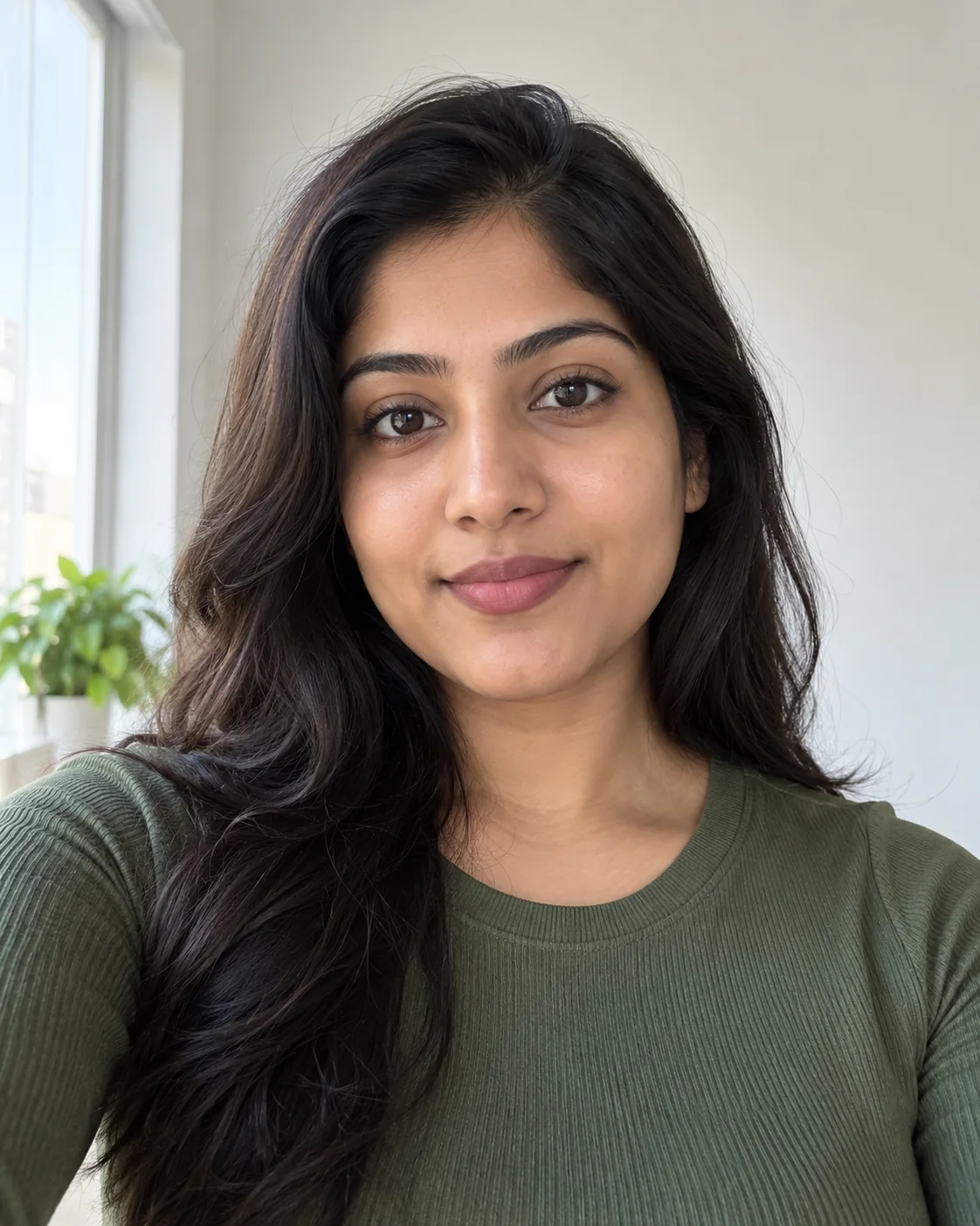 Example of a clear, evenly lit adult portrait suitable for an authorized image-to-video reference